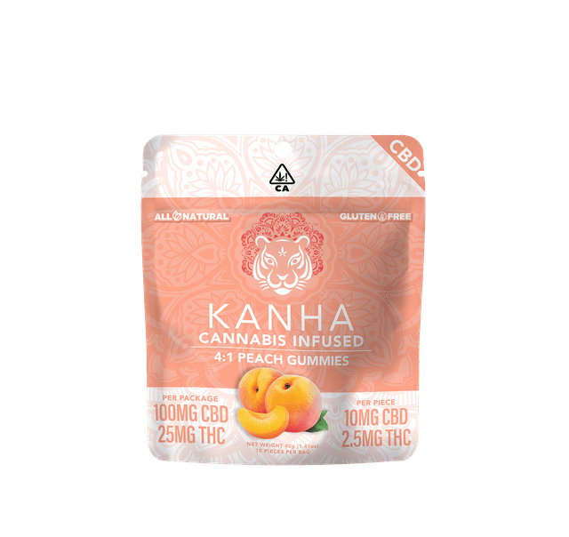 Peach FX 4:1 CBD:THC | 25mg Gummies