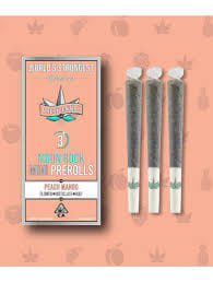 Peach Mango| 1.5g | .5g x 3 Moon Rock Infused Preroll Pack