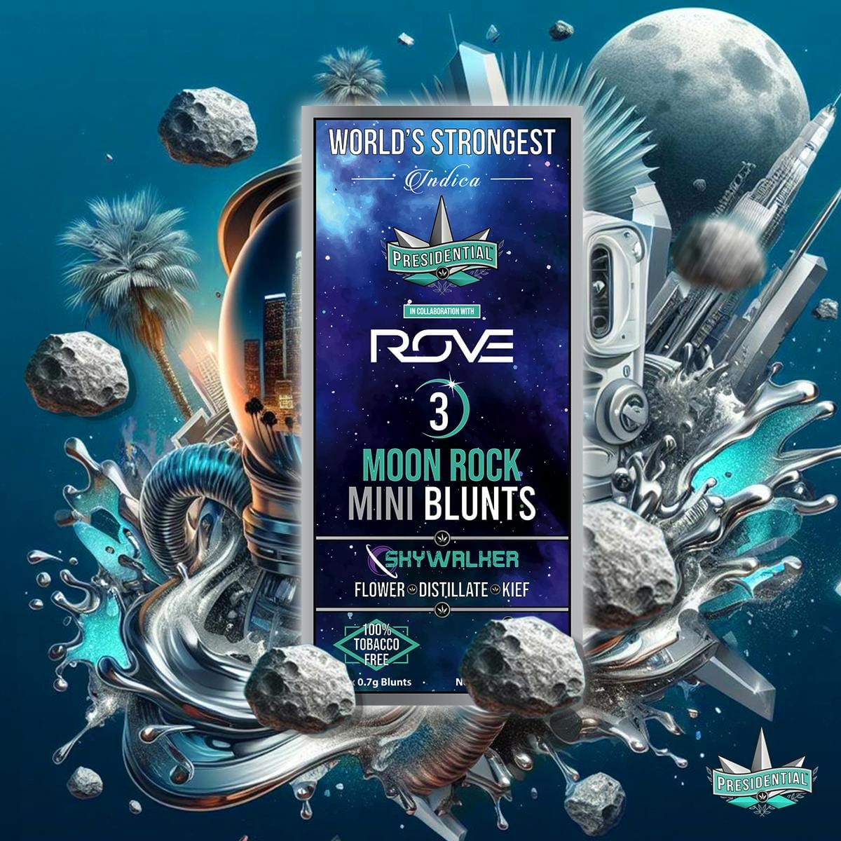 Skywalker | 3 x .7g Moonrock Mini Blunts