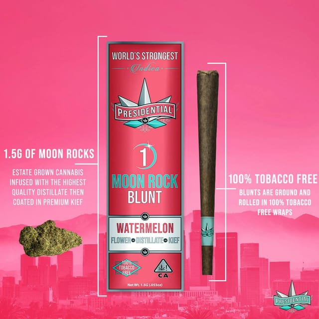 Watermelon | 1.5G Moon Rock Blunt
