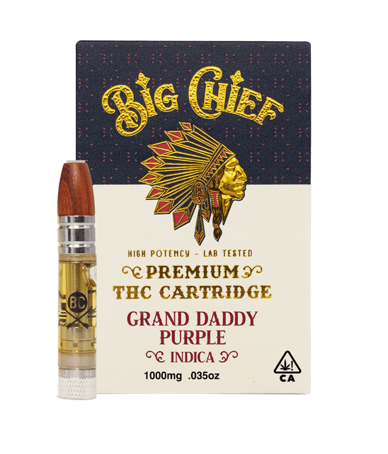 Big Chief - Grand Daddy Purple | 1g Cartridge | Lemon Grove Dispensary Big Chief - Grand Daddy Purple | 1g Cartridge | Lemon Grove Dispensary