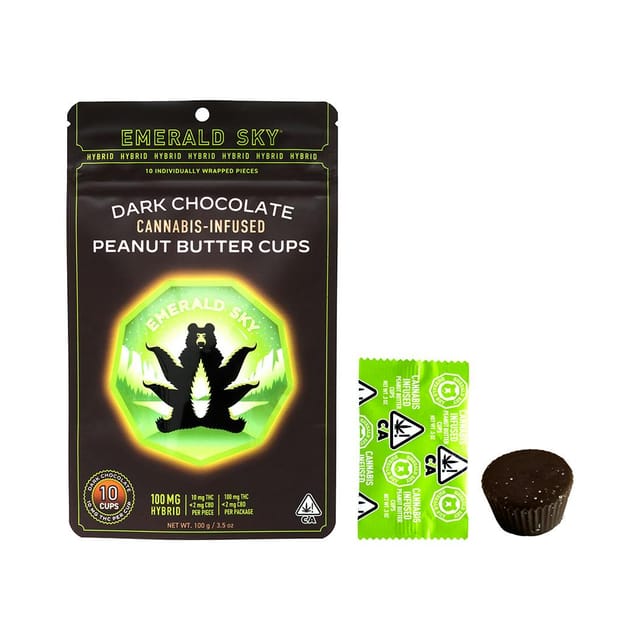 Peanut Butter Cups | 100mg Hybrid Dark Chocolate