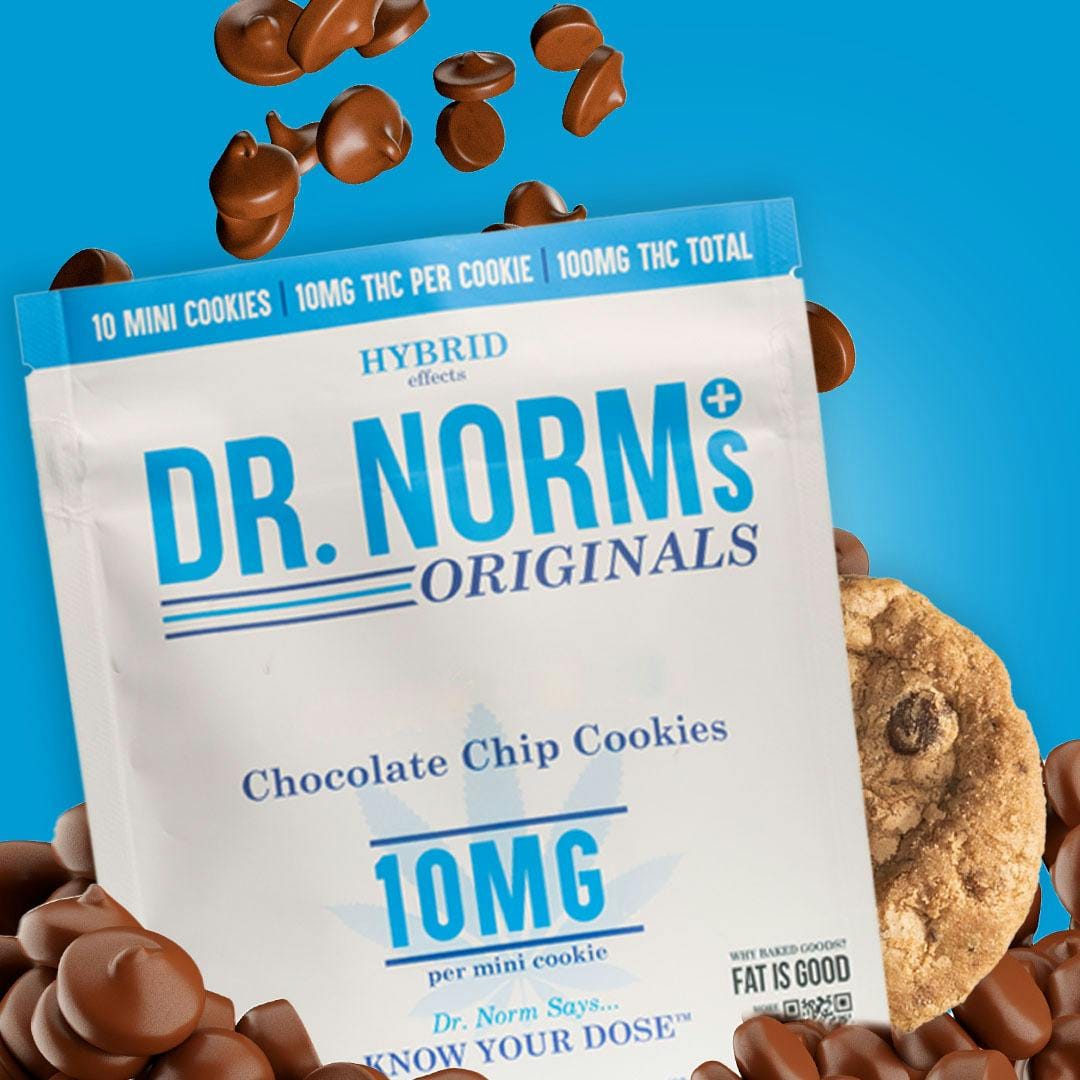 Dr. Norm's Cookies & Cream NANO Cookies - 10 Pieces 100 mg Edibles cannabis