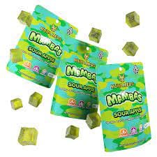Sour Apple Mambas | 100mg Hash Rosin Gummies