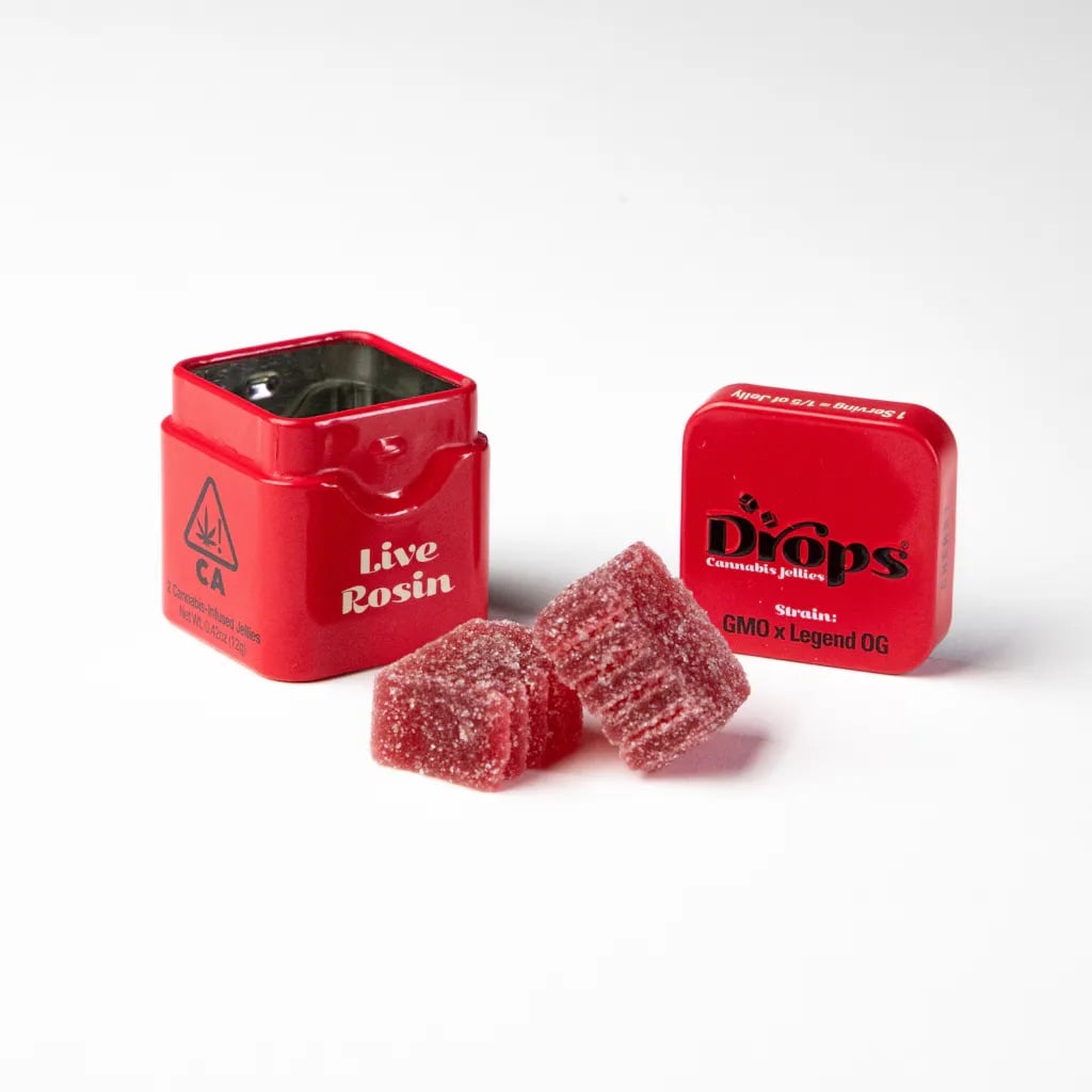 Drops: Cherry - 2 CT - 100mg Rosin Infused Gummies