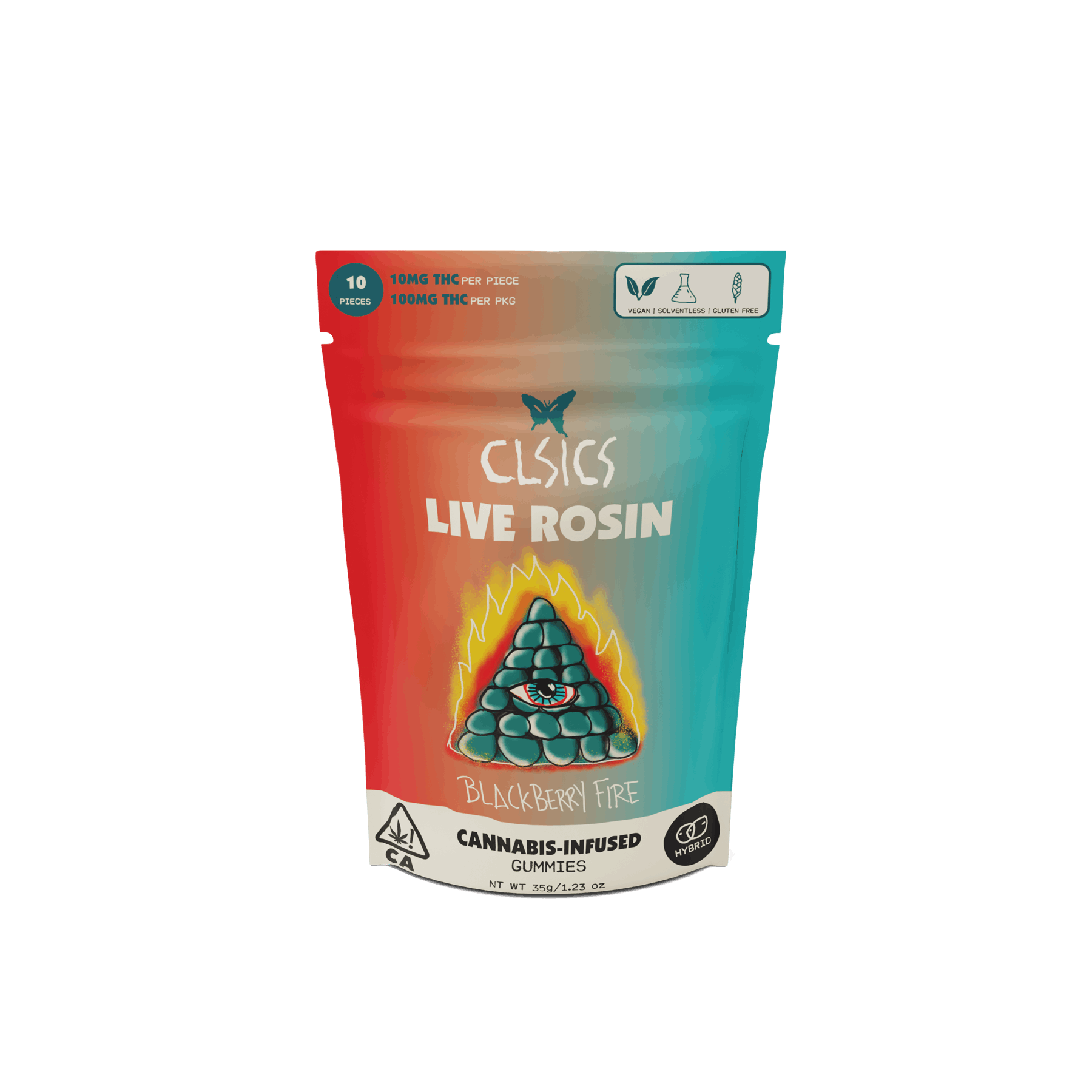 Blackberry Fire | 100mg Live Rosin Gummies