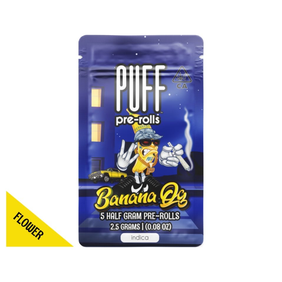 Banana OG 2.5g Preroll 5 Pack