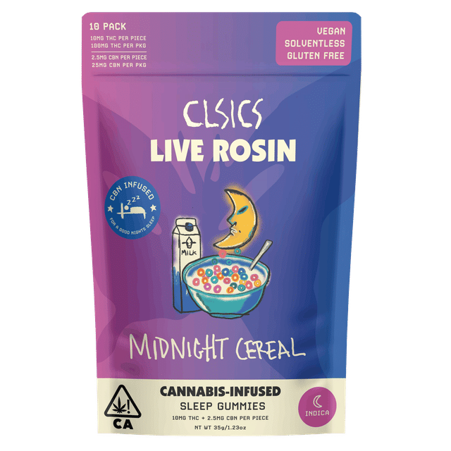 Midnight Cereal | 100mg Live Rosin Gummies