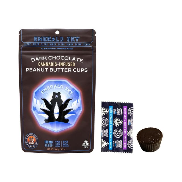 Peanut Butter Cups Sleep | 10:2:2 THC:CBD:CBN Dark Chocolate