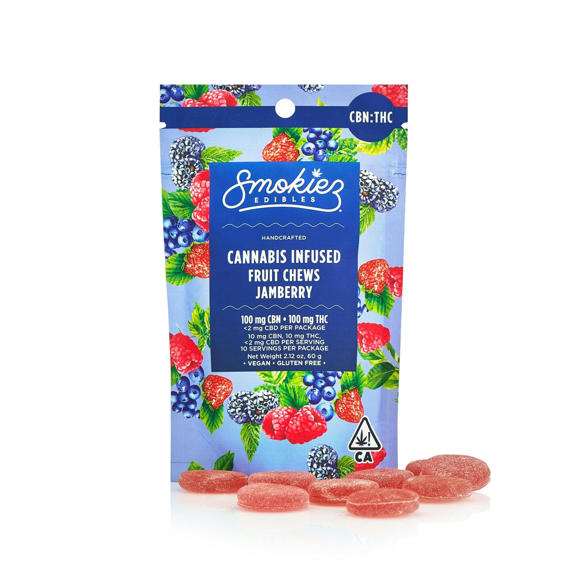 Sweet Jamberry 1:1 CBN Fruit Chews