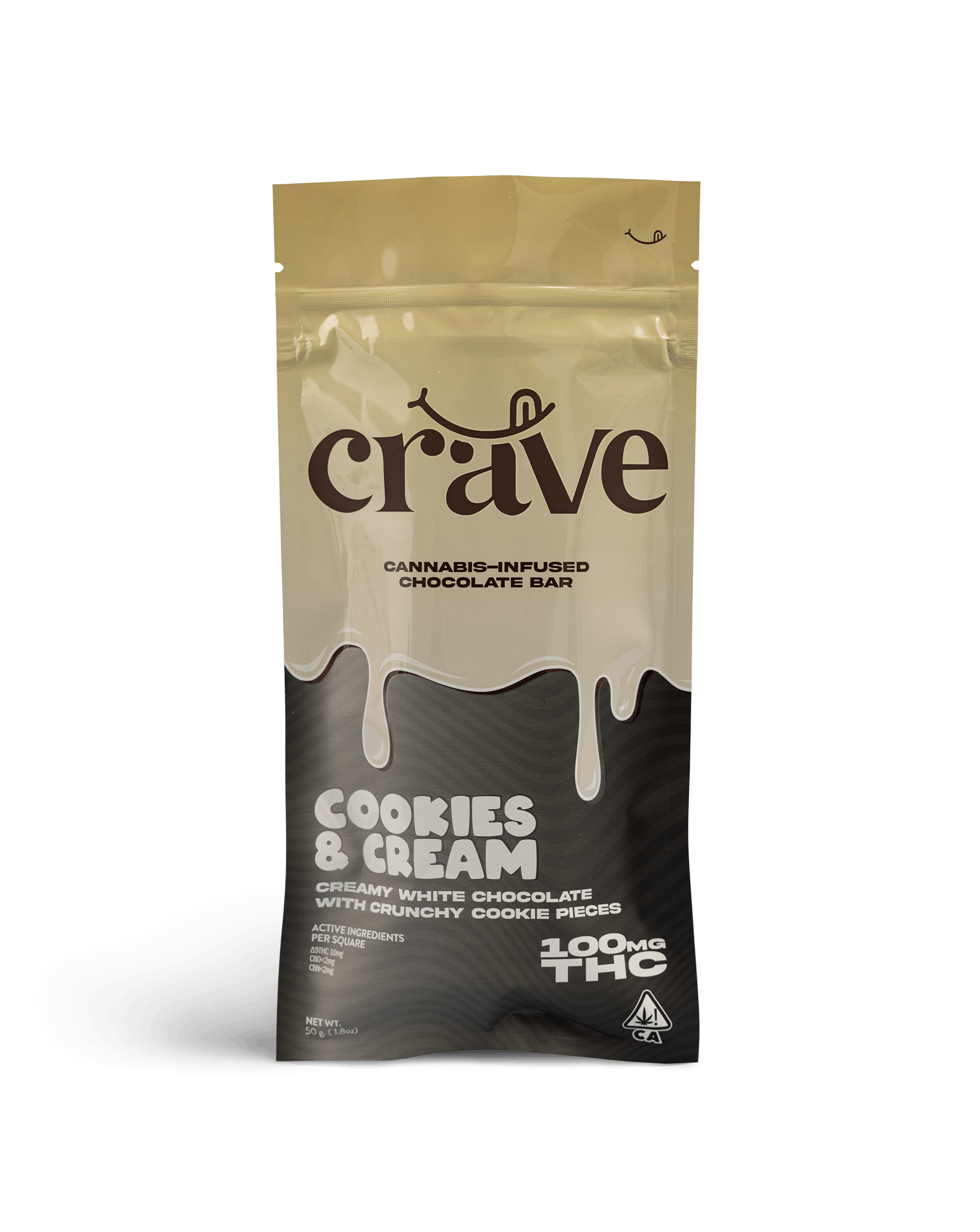 Cookies and Cream | 100mg Chocolate Bar