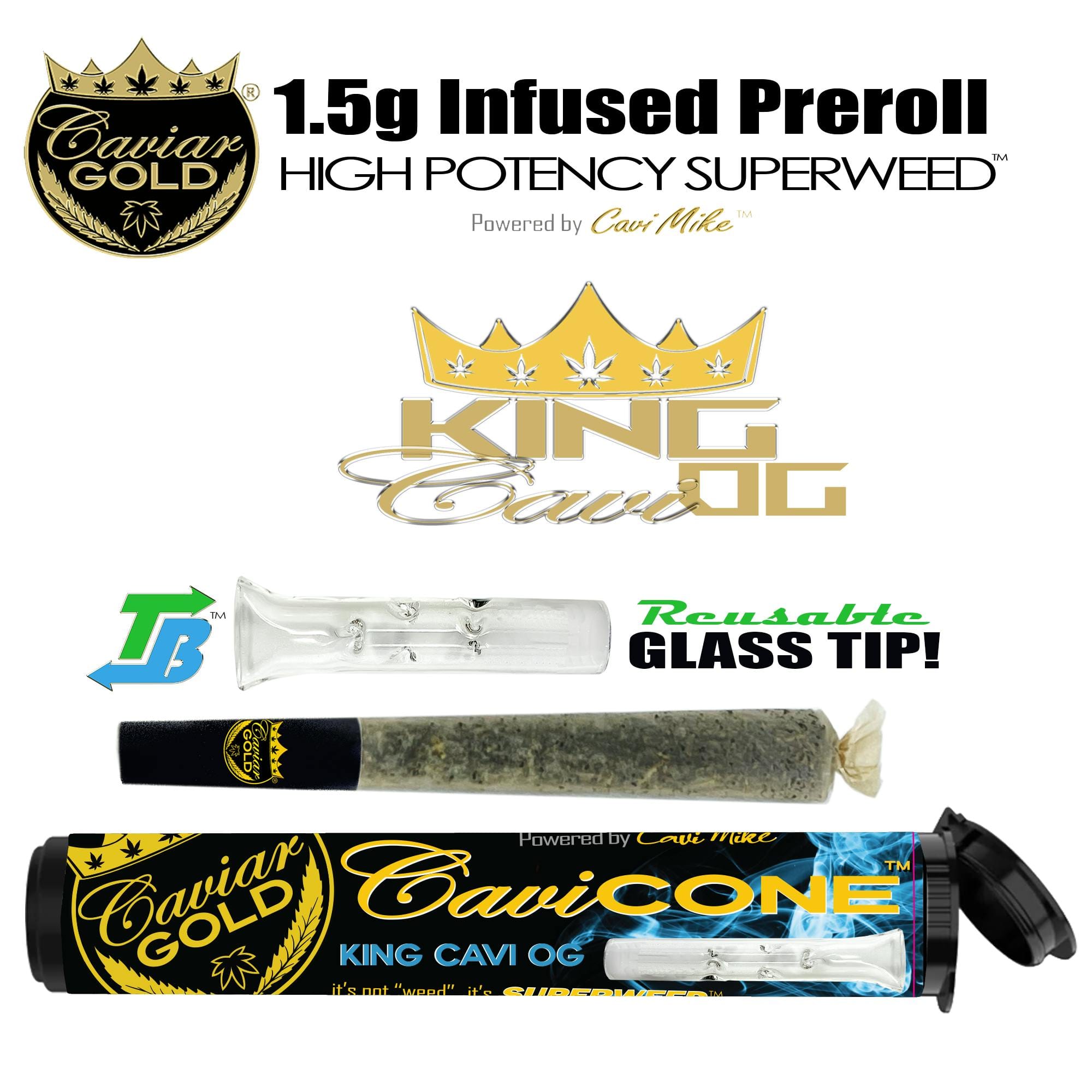 King Cavi OG l 1.5g Infused Pre-Roll