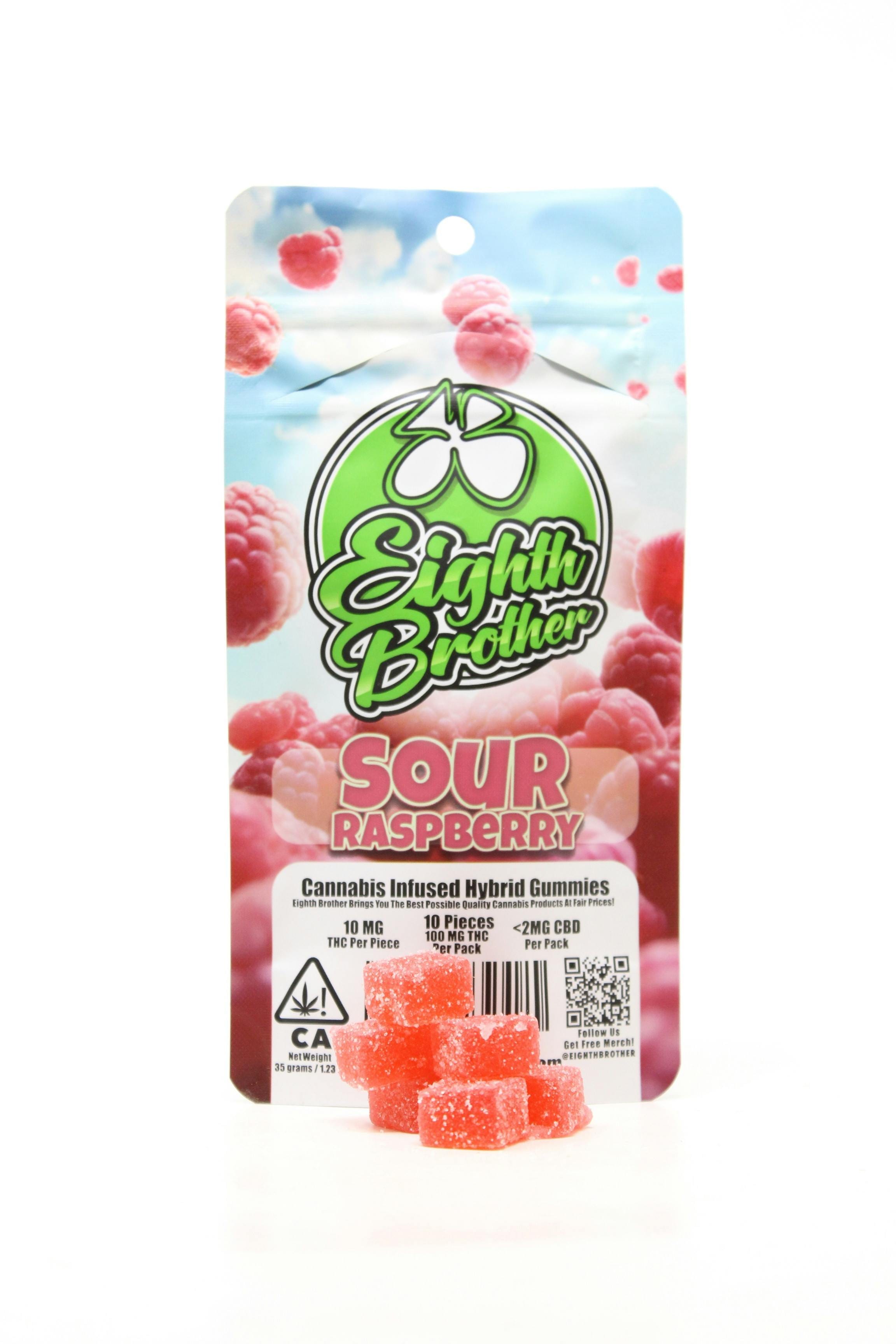 Sour Raspberry | 100MG Gummies