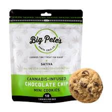 Sativa Chocolate Chip Mini Cookies 100mg 10pk