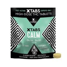 Xtabs | Calm | THC:CBD 400mg THC | 20pk Tablets