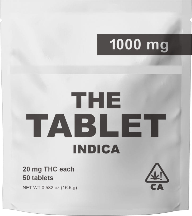 20mg Indica Tablet | 1000mg 50pk