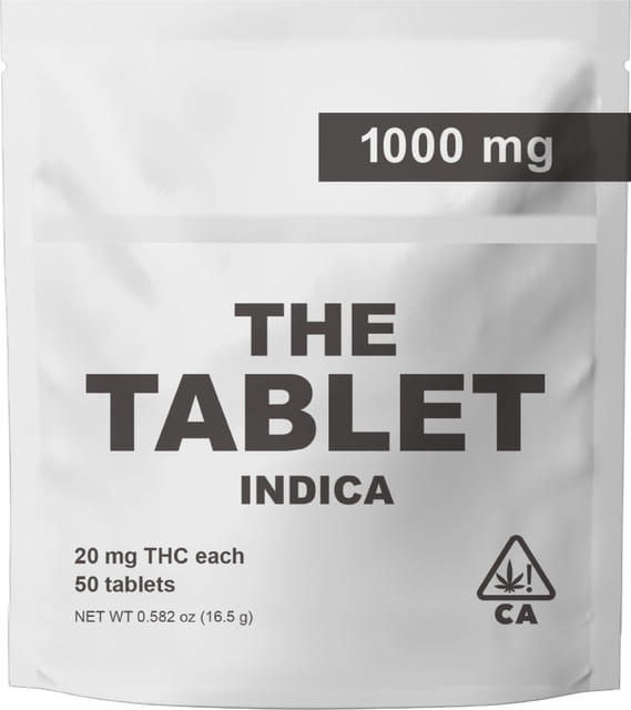 20mg Indica Tablet | 1000mg 50pk