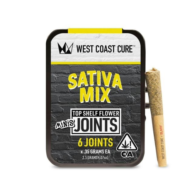 West Coast Cure β Sativa Mix - Minis - .35g x 6 - Pre-Roll Pack