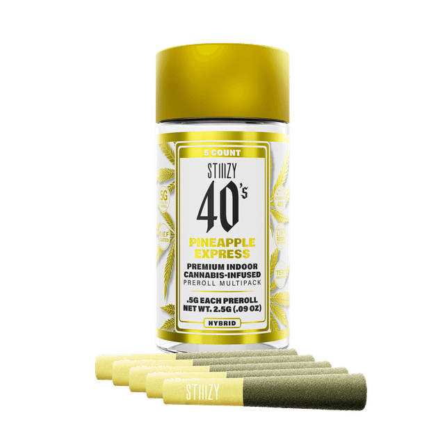 Pineapple Express | .5G 40's Infused Preroll 5 Pack