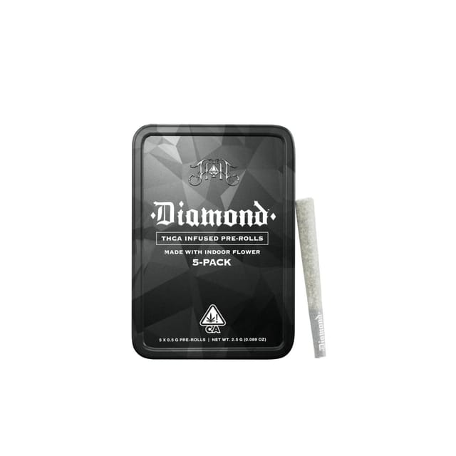 Certified Boogeyman | 2.5g | .5g x 5 Diamond Infused Preroll Pack