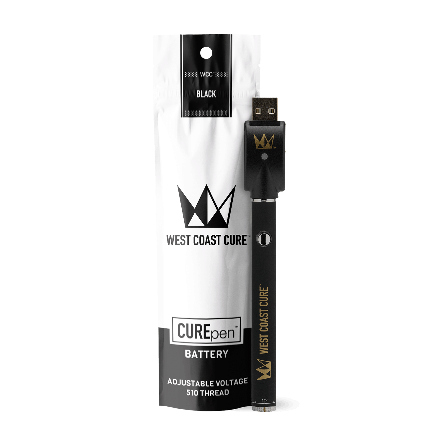 West Coast Cure - Black | 510 Battery | Monterey Dispensary