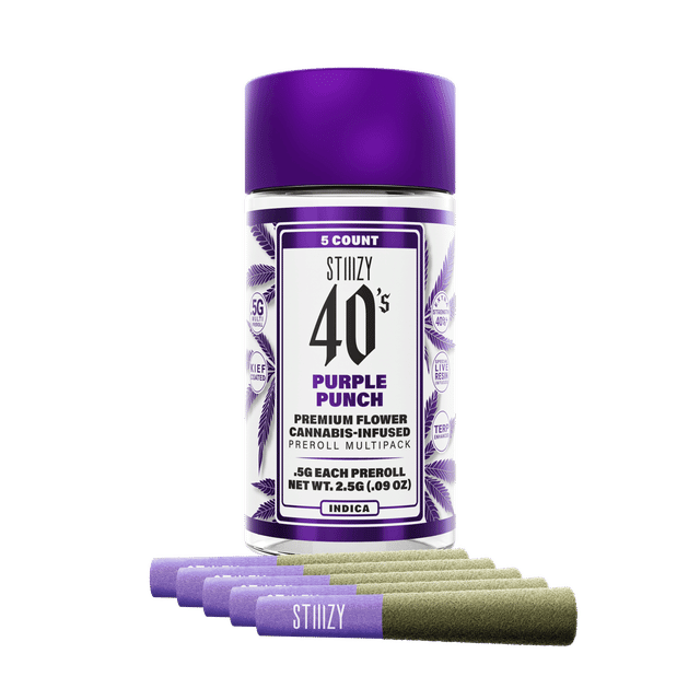Purple Punch | .5g x 5pk Infused Pre-Roll Pack