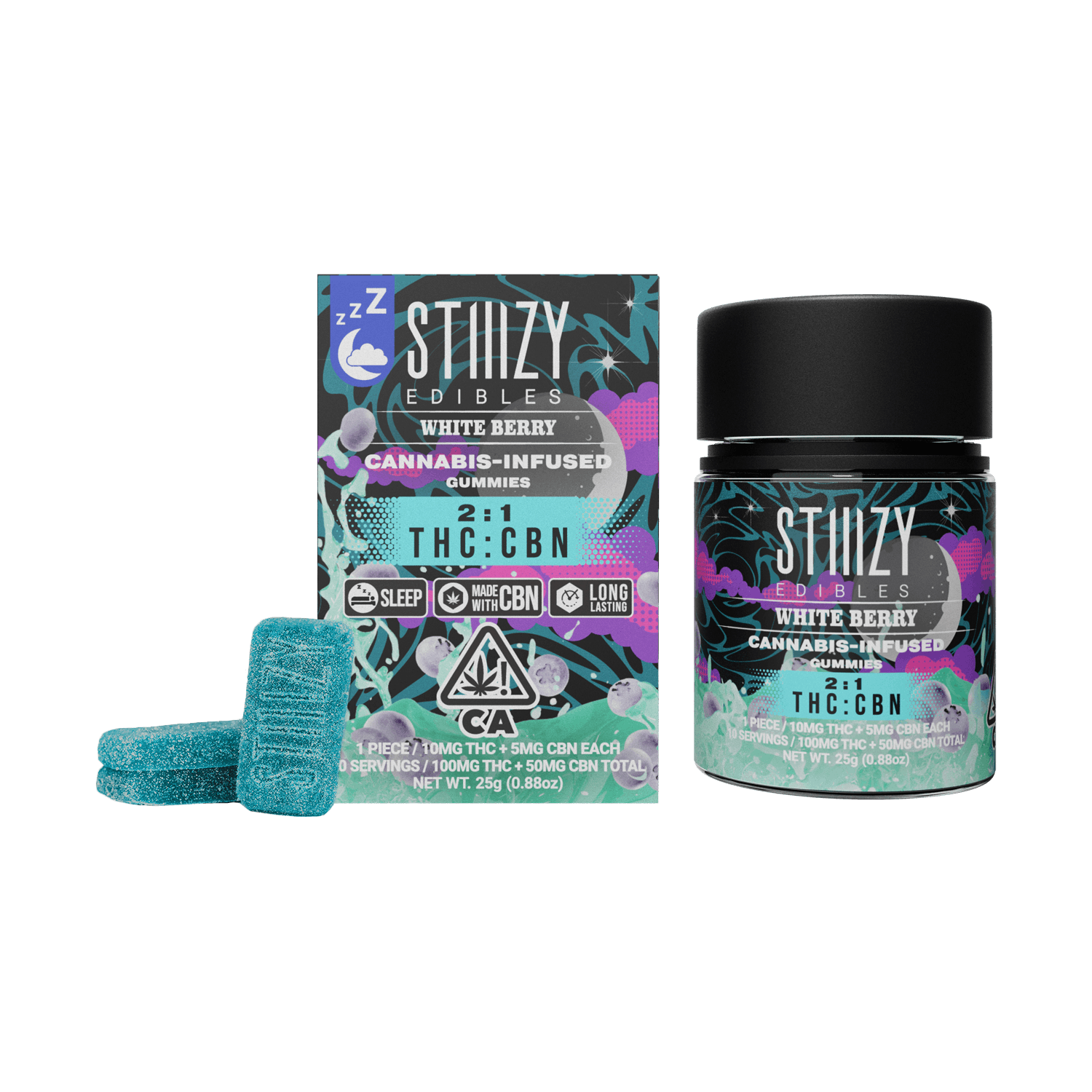 White Berry CBN | 100mg Gummies