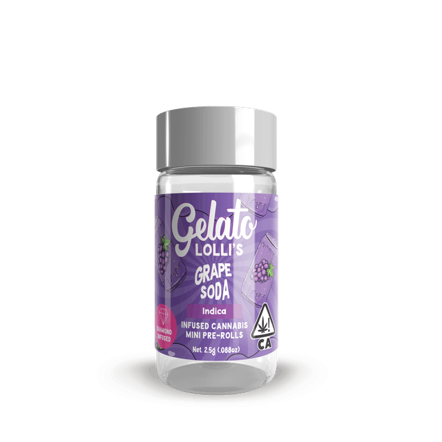 Grape Soda | 3g | .6g x 5 Diamond Infused Preroll Pack