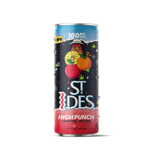 St. Ides Georgia Peach High Tea St Ides - 100 mg Beverages cannabis