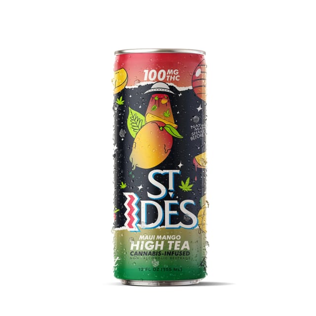 St. Ides Georgia Peach High Tea St Ides - 100 mg Beverages cannabis