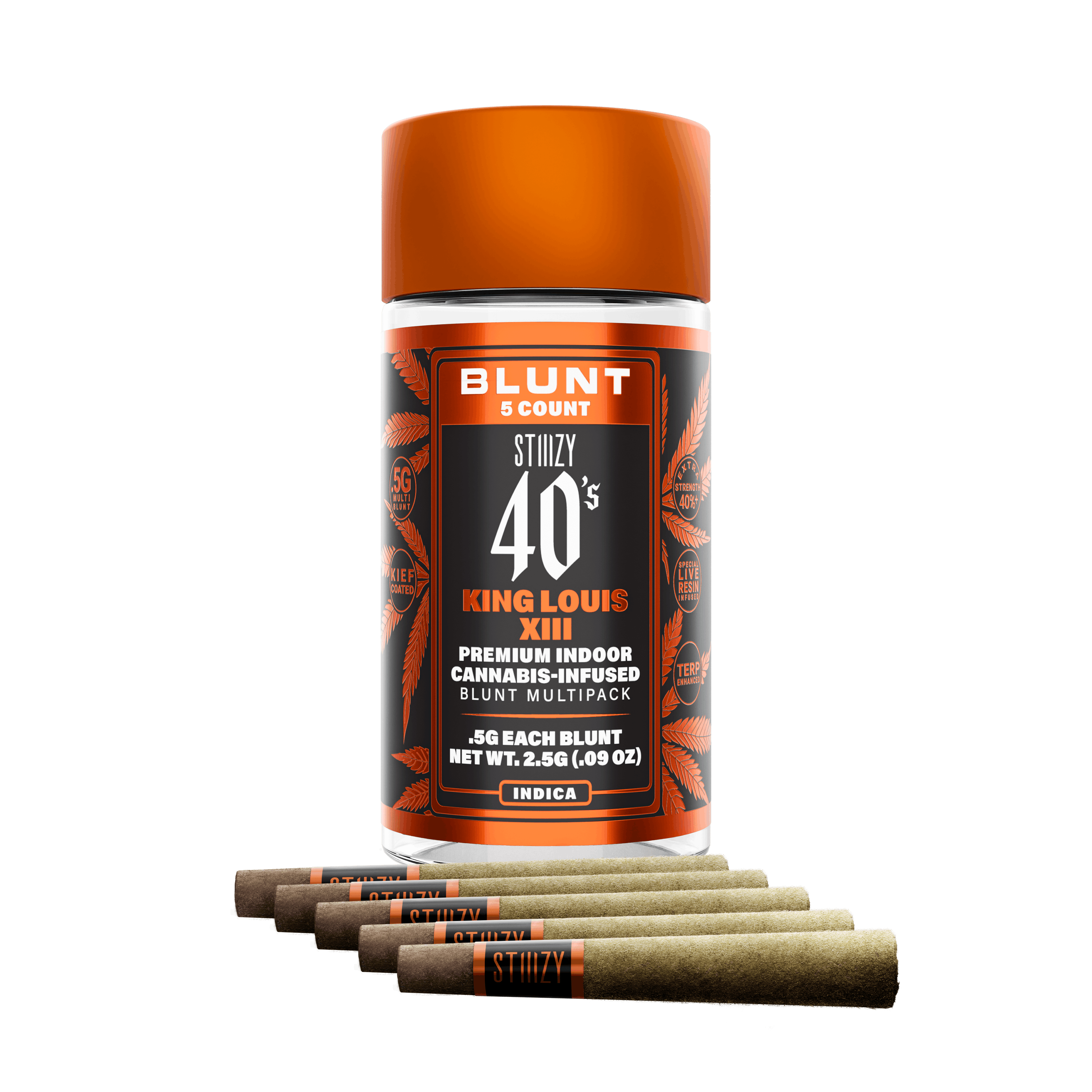 King Louis XIII | 2.5g | .5g x 5 Infused Preroll Pack