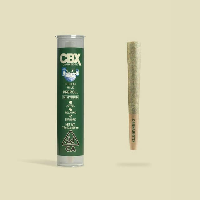 CBX Cereal Milk Preroll - 0.75 Grams Pre-Rolls cannabis