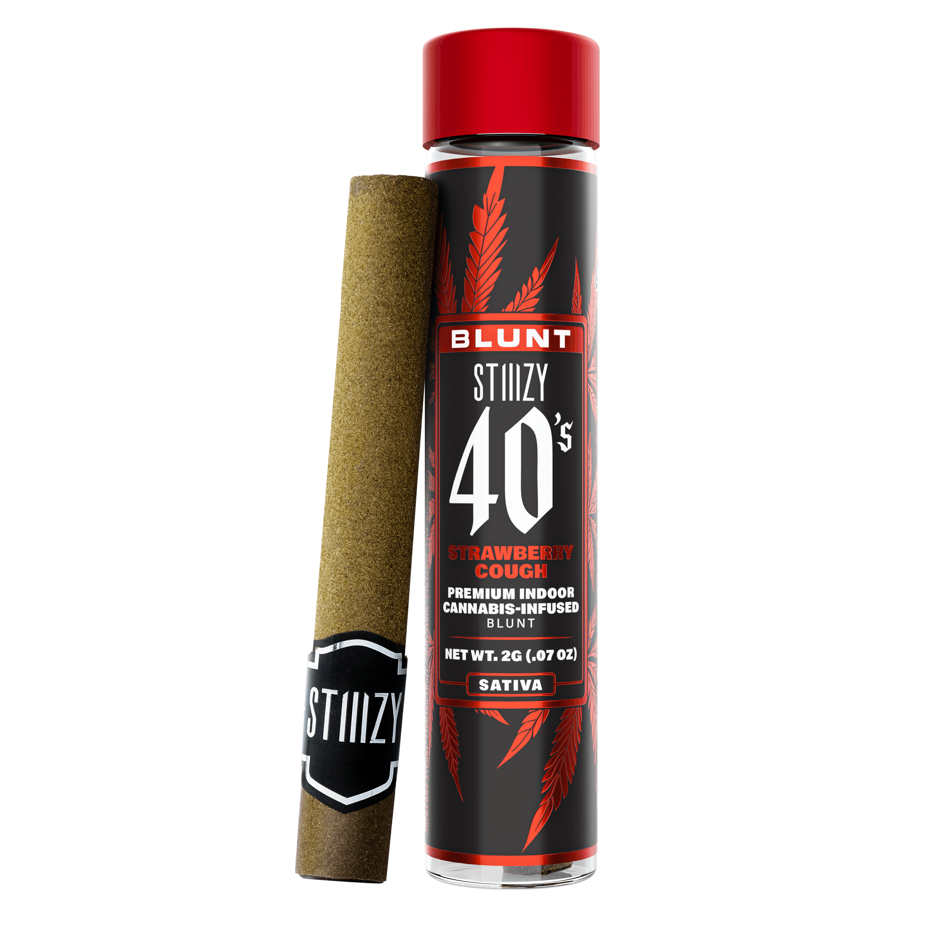 Strawberry Cough 40's Infused Blunt | 2g