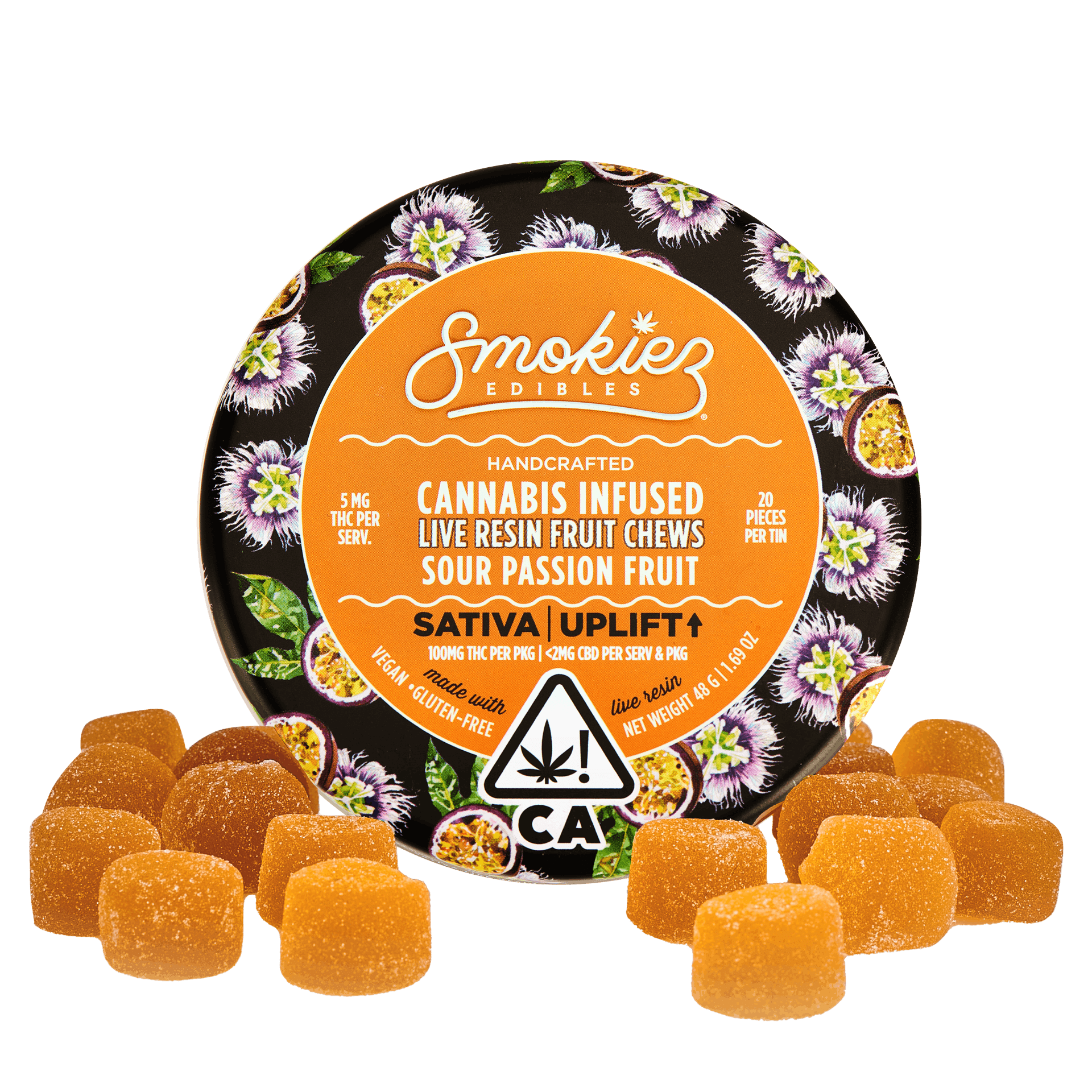 Sour Passion Fruit | 100mg Live Resin Fruit Chews