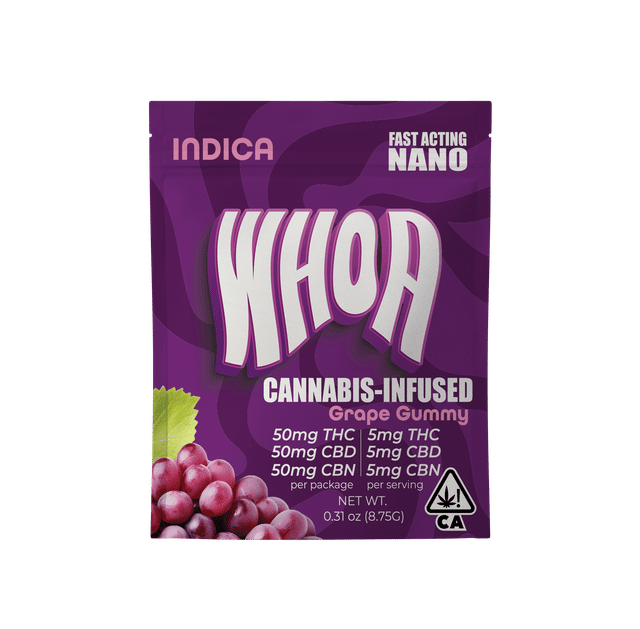 Grape CBN CBD THC Gummy - Bite, Relax (1:1:1 50mg:50mg:50mg)