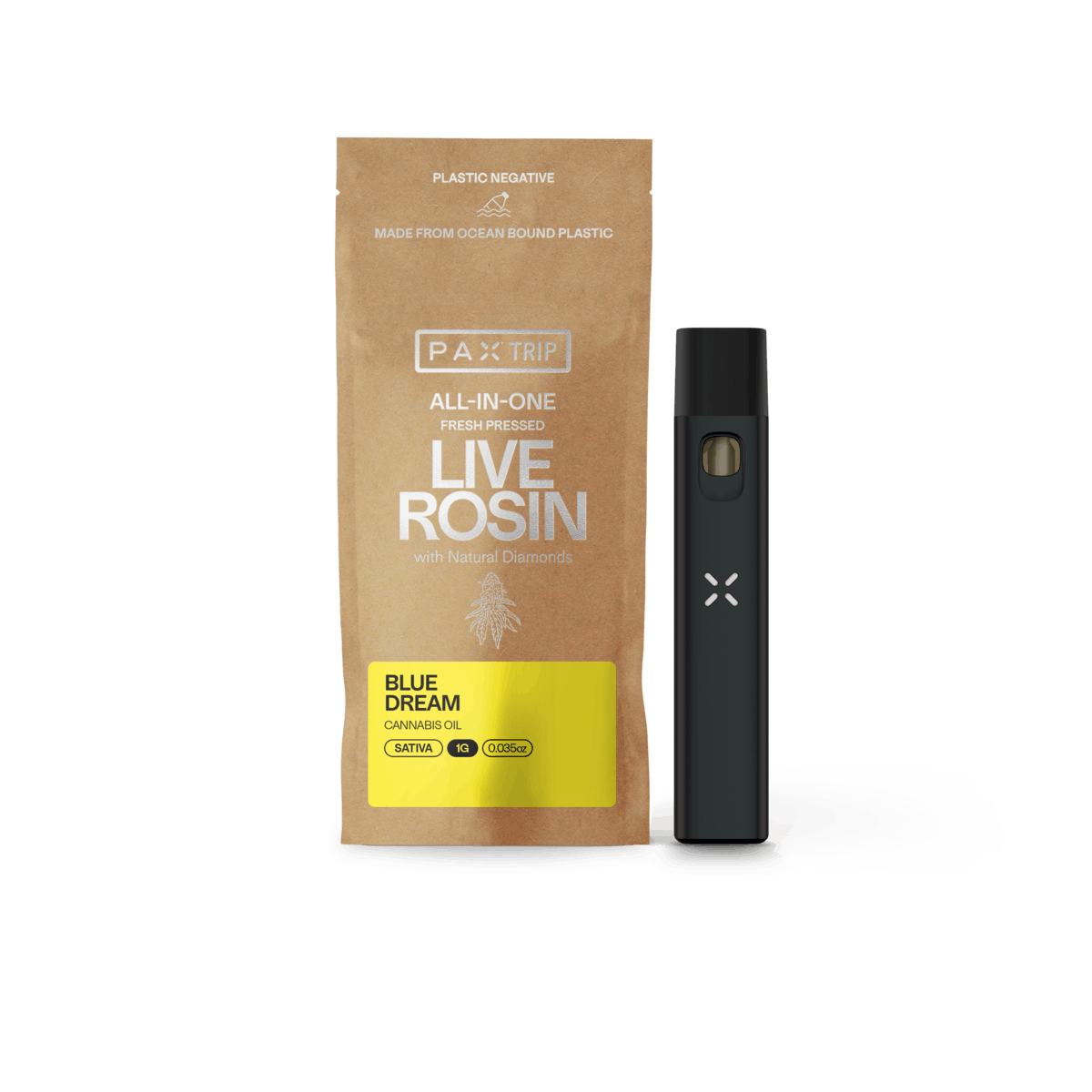 PAX Blue Dream All In One Rosin Vape - 1 Gram Vapes (Cartridges) cannabis
