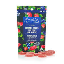 Sour Jamberry 1:1 THC:CBN 100mg Fruit Chews