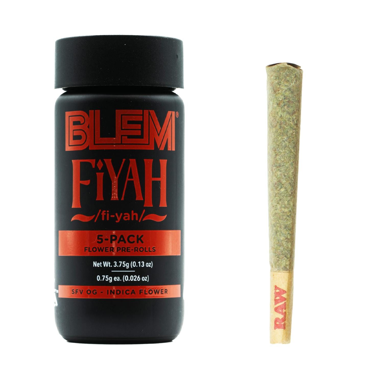Fiyah | 3.75g | .75g x 5 Preroll Pack