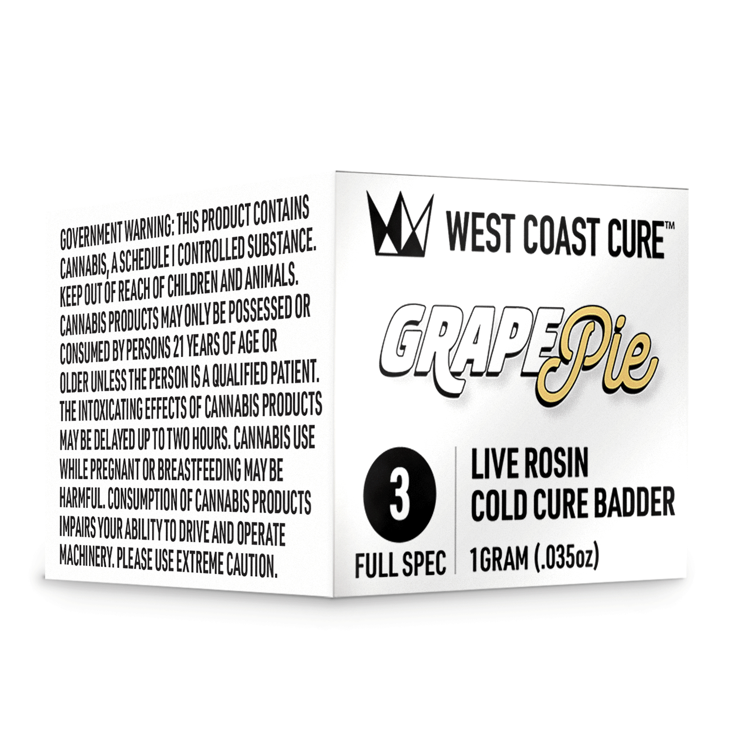 West Coast Cure — Grape Pie