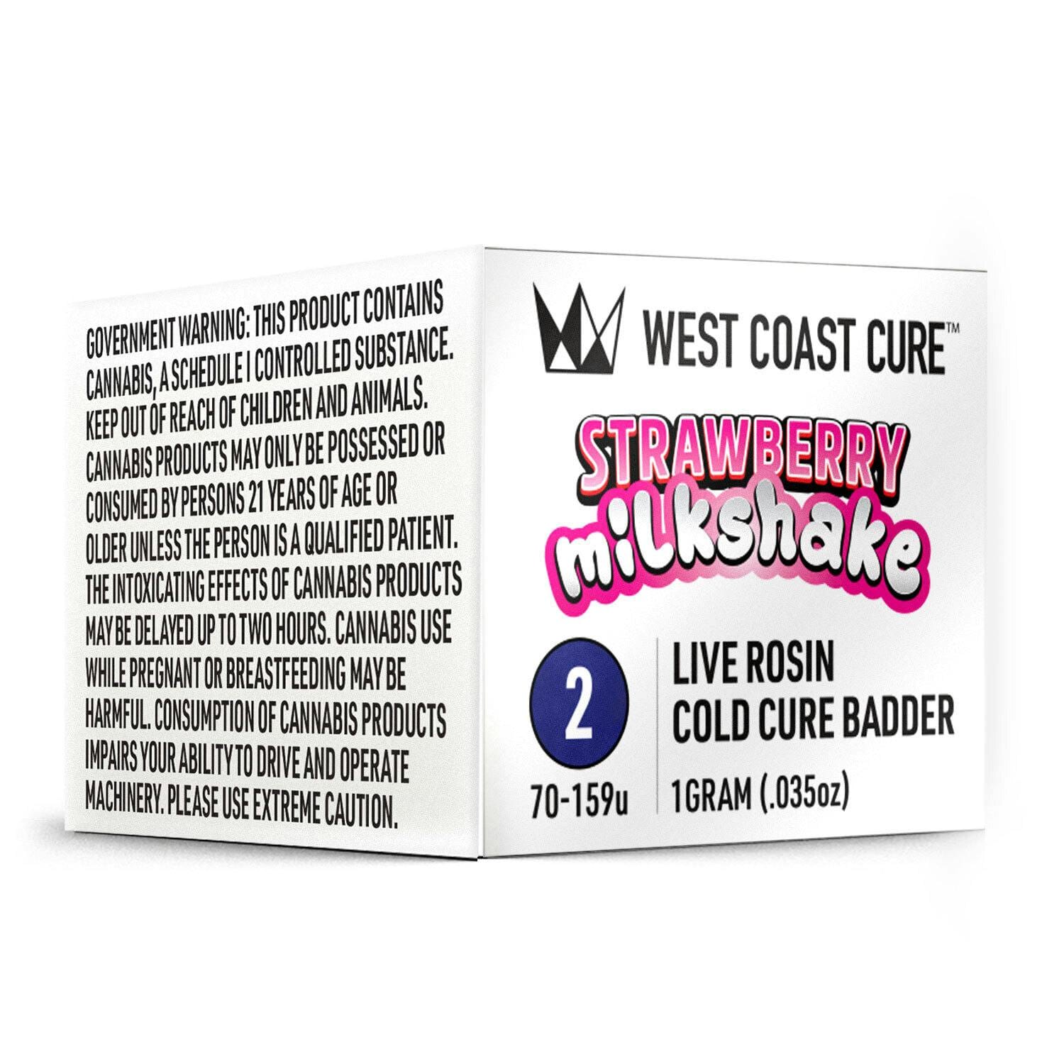 West Coast Cure — Strawberry Milkshake