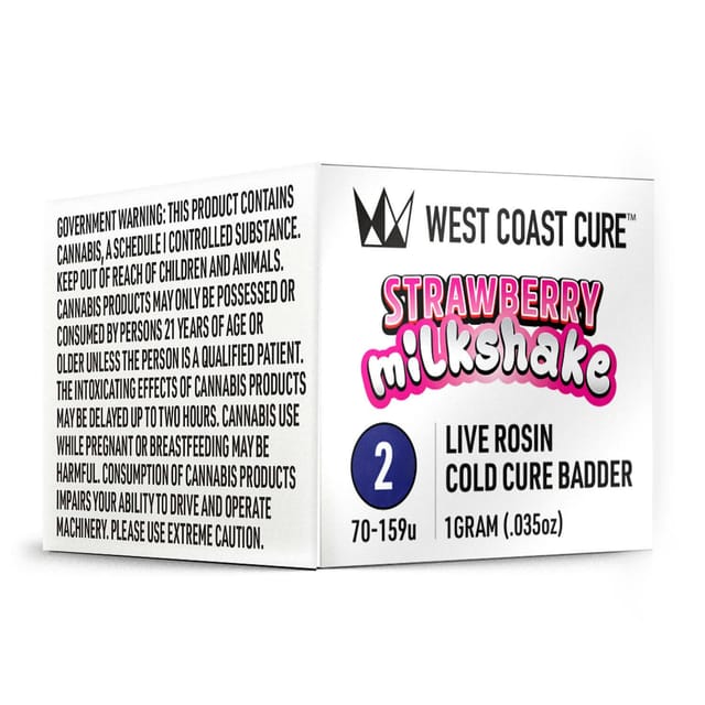 West Coast Cure — Strawberry Milkshake