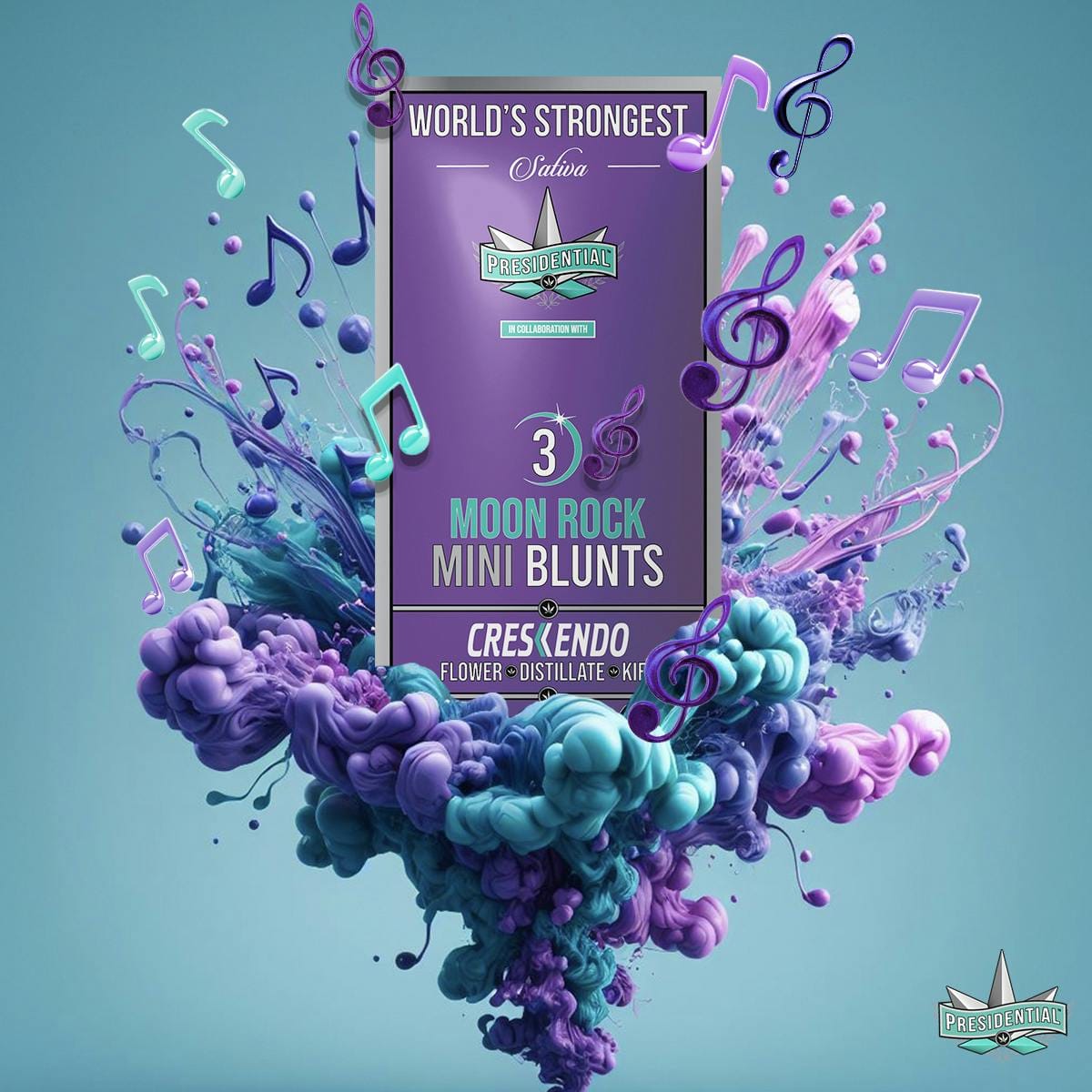 Crescendo | .7g x 3 Blunt Pack