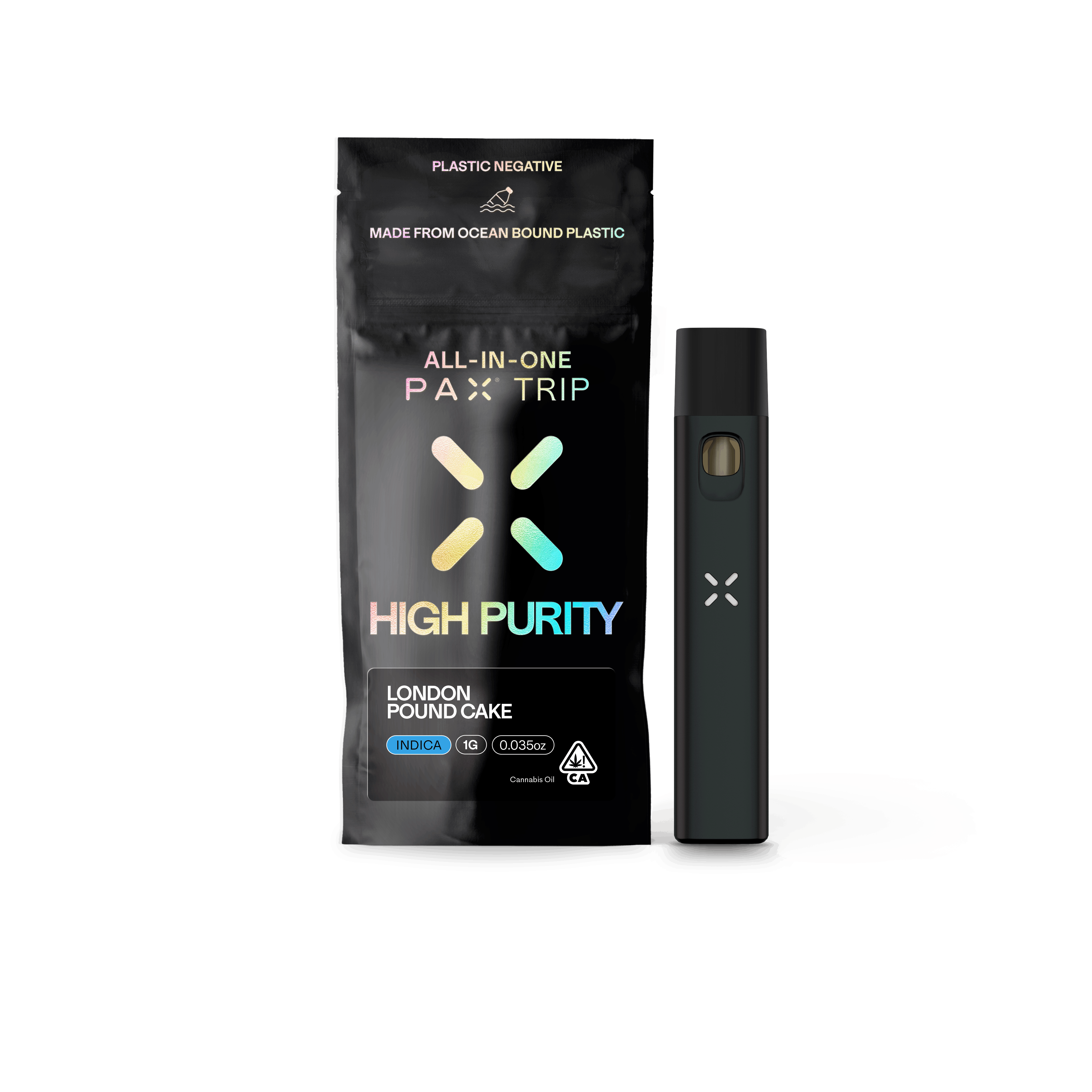 London Pound Cake | 1g High Purity THC AIO