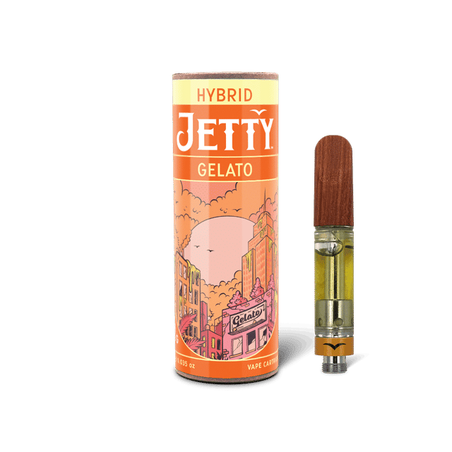 Jetty Extracts - Gelato High THC Vape Cartridge | Hemet Dispensary Jetty Extracts - Gelato High THC Vape Cartridge | Hemet Dispensary