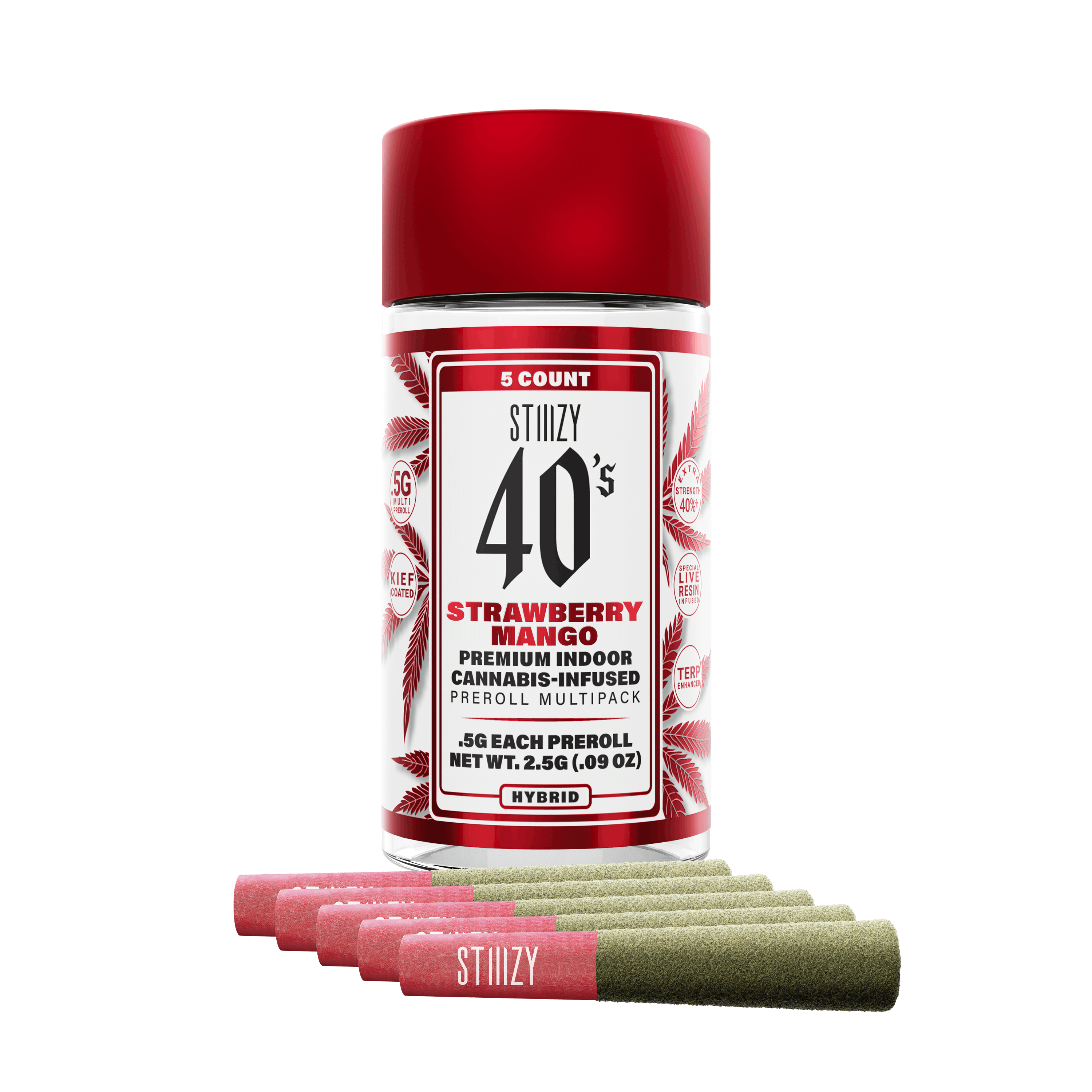 Strawberry Mango | .5g x 5pk Infused Pre-Roll Pack