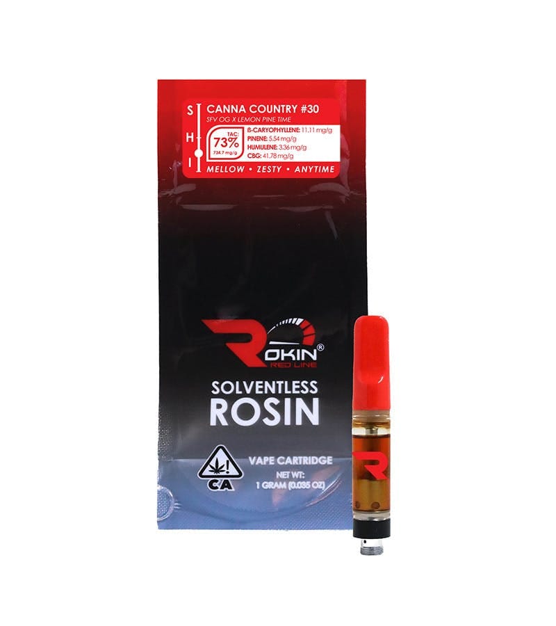 Canna Country #30 | 1g Redline Rosin Cartridge