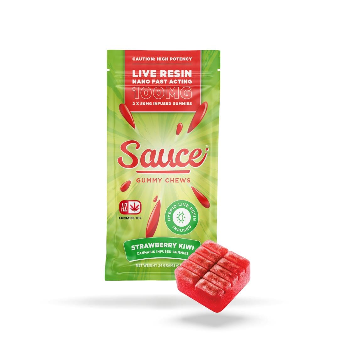 Strawberry Kiwi | 100mg Burst Live Resin Gummy