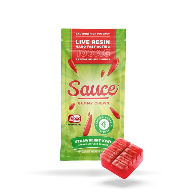 Strawberry Kiwi | 100mg Burst Live Resin Gummy
