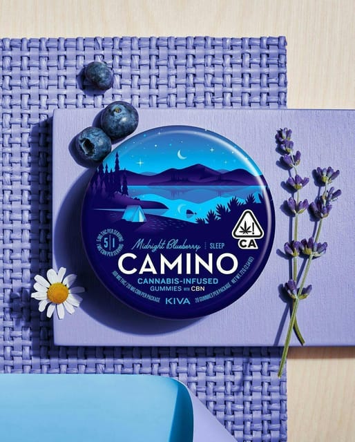 Camino | Midnight Blueberry 5:1| 100mg CBN Gummies