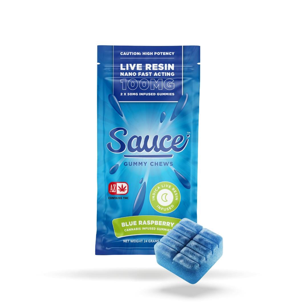 Blue Raspberry | 100mg Burst Live Resin Gummy